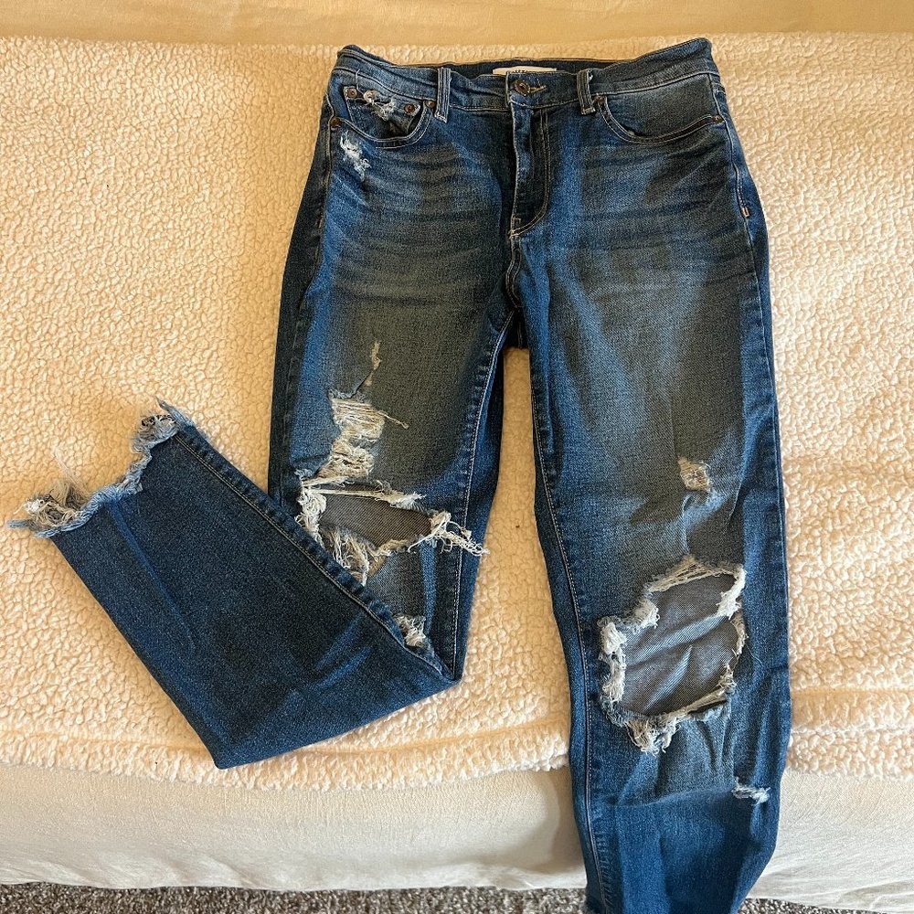 Pistola Boot Cut Ripped Jeans